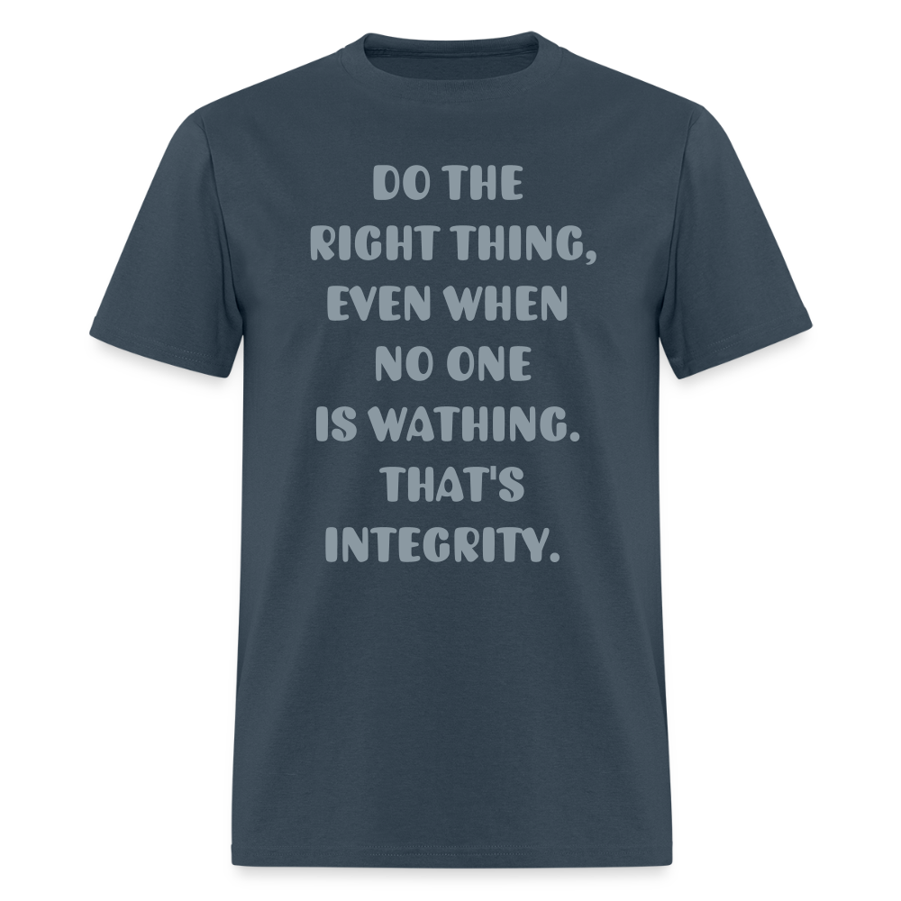 "Do the right thing." Men's T-Shirt | GILDAN 5000 - blue dusk