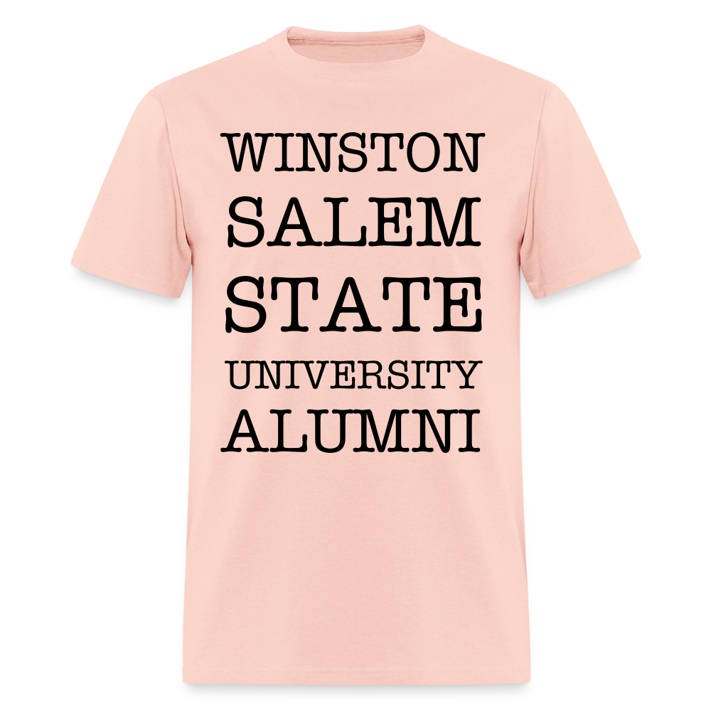 WSSU Alumni Classic T-Shirt (Black Lettering) Printed in vinyl - blush pink