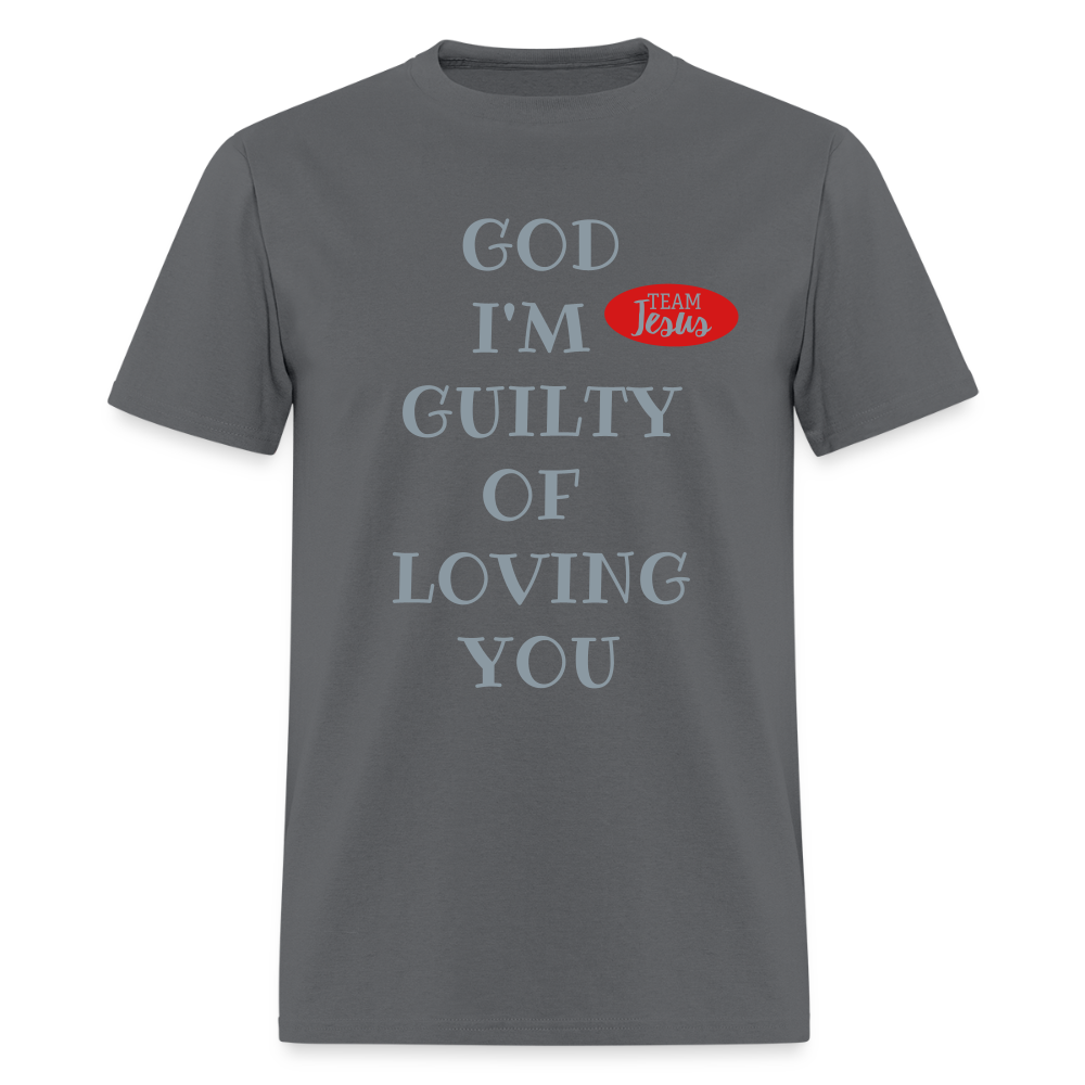 Team Jesus Classic T-Shirt Printed in vinyl - charcoal