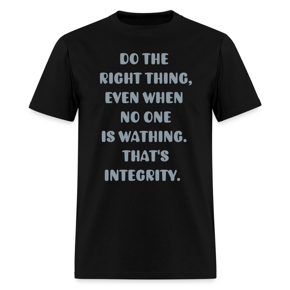 "Do the right thing." Men's T-Shirt | GILDAN 5000 - black
