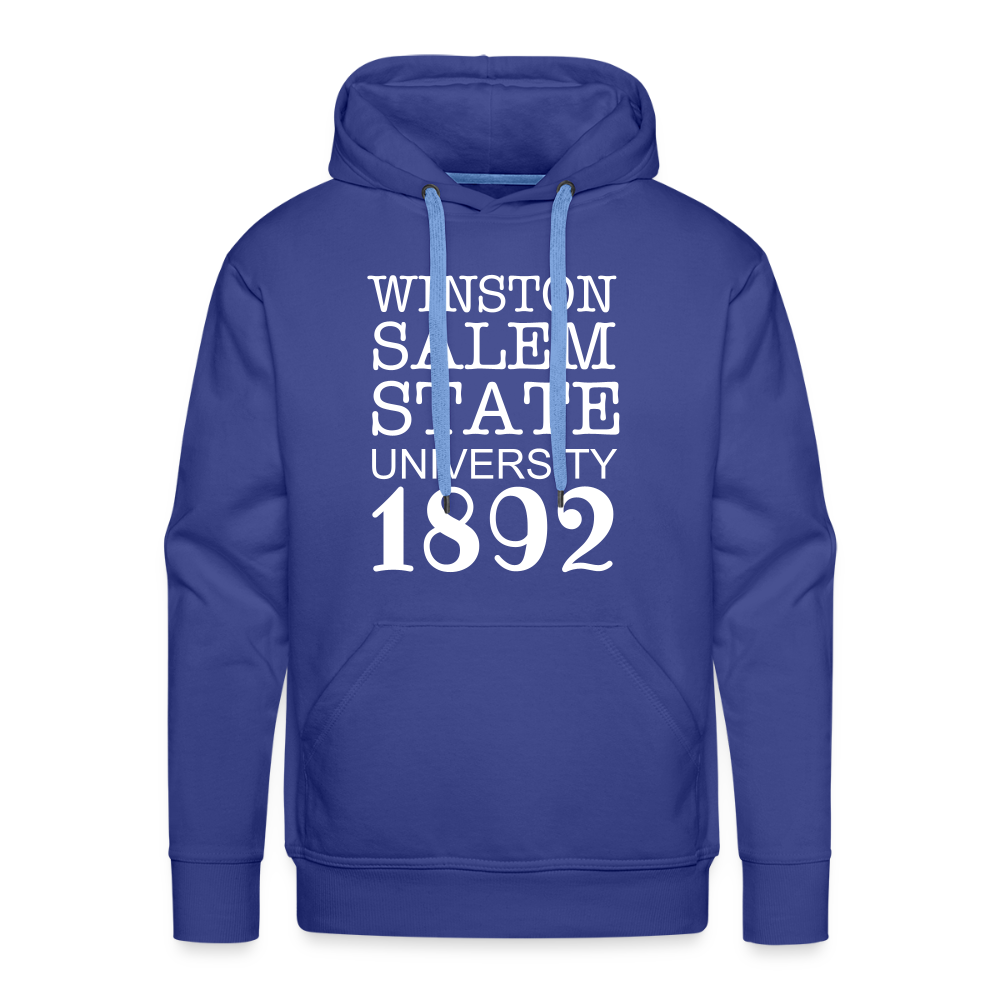 WSSU 1892 Ramily Premium Hoodie Printed in vinyl - royal blue