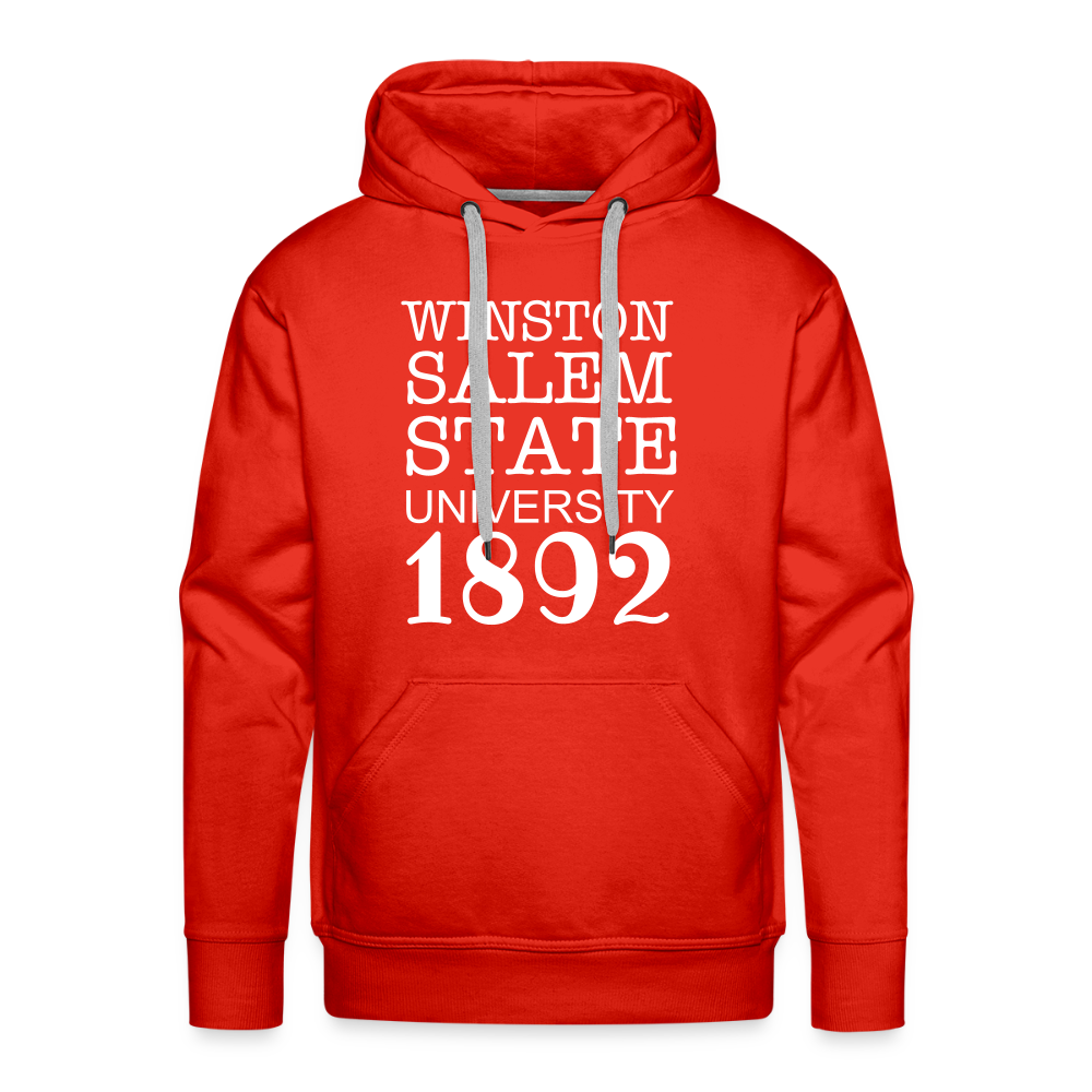 WSSU 1892 Ramily Premium Hoodie Printed in vinyl - red