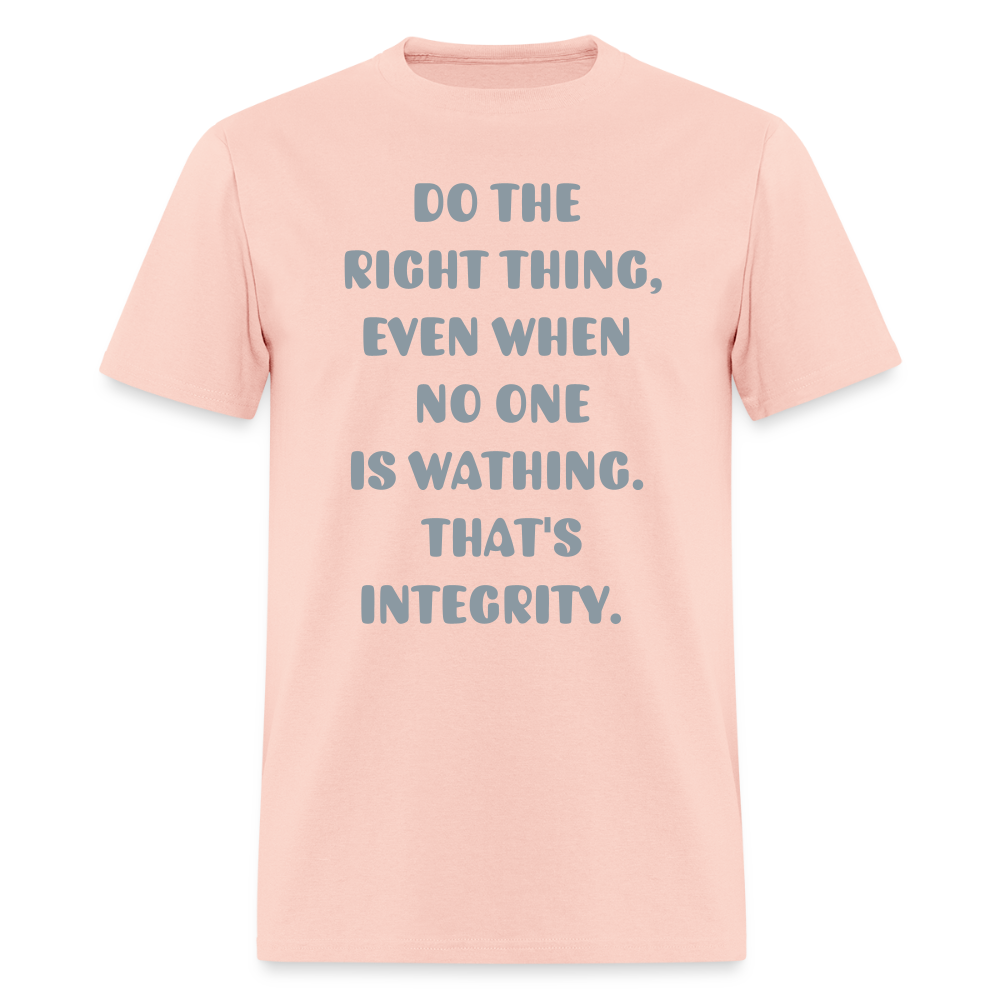 "Do the right thing." Men's T-Shirt | GILDAN 5000 - blush pink