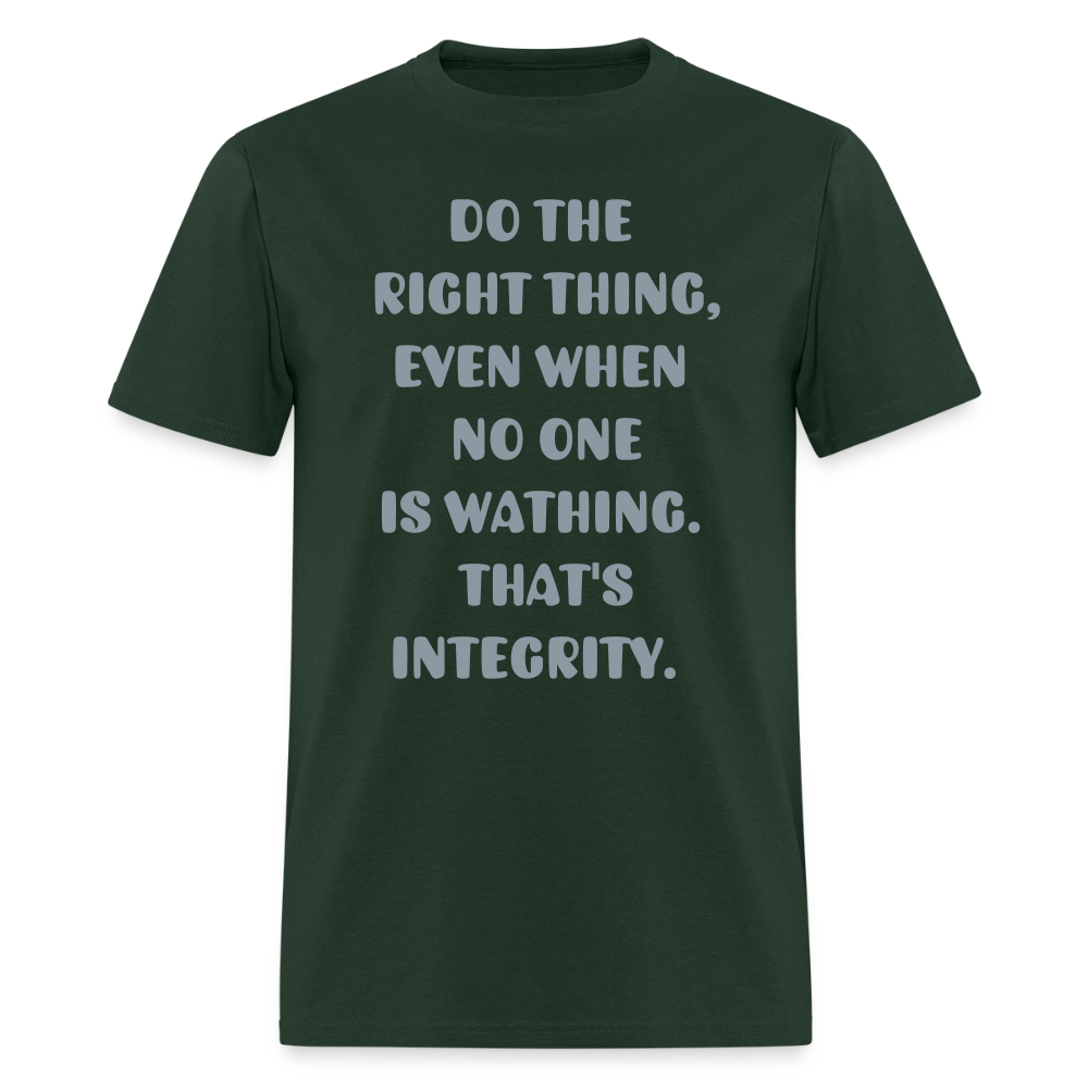 "Do the right thing." Men's T-Shirt | GILDAN 5000 - forest green