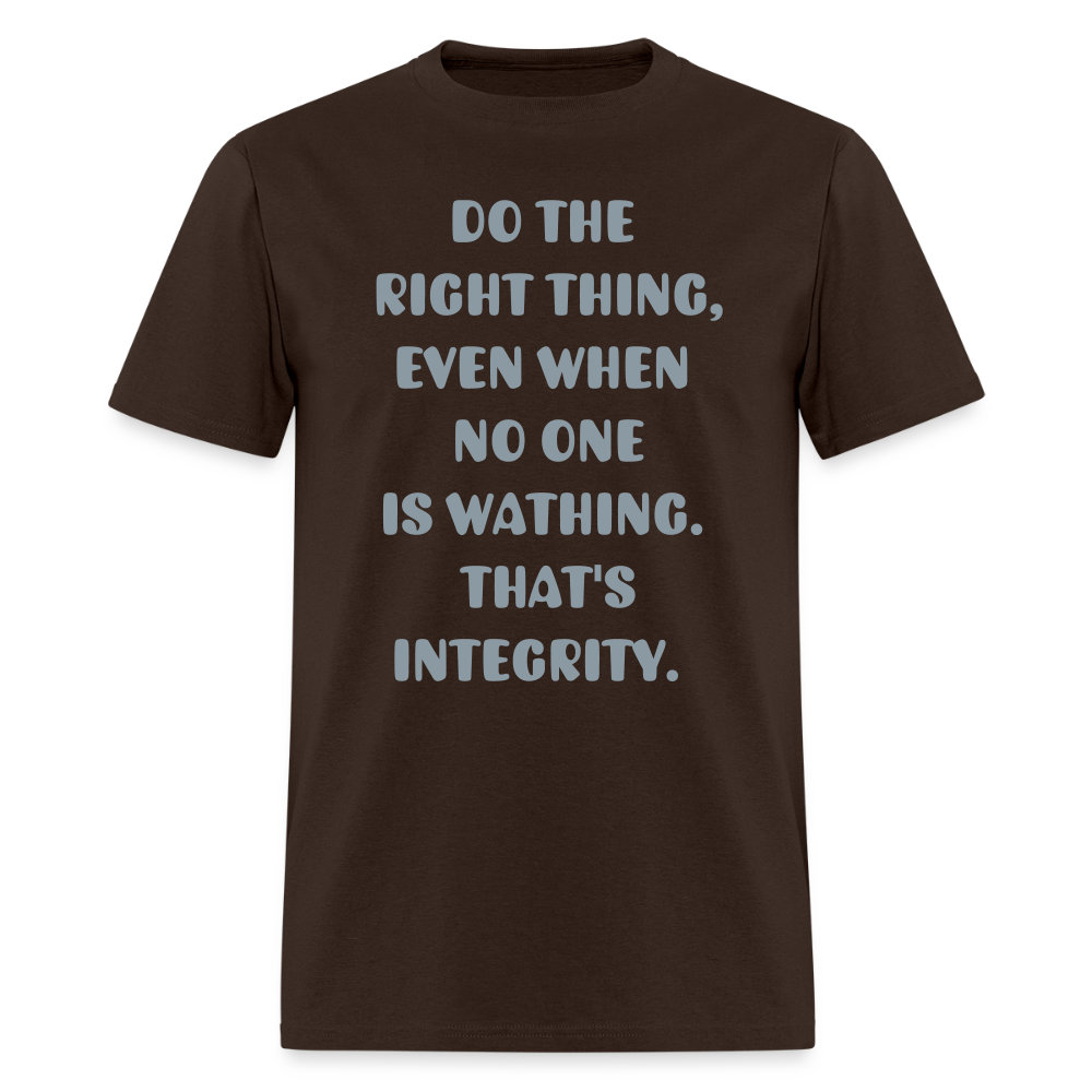 "Do the right thing." Men's T-Shirt | GILDAN 5000 - brown