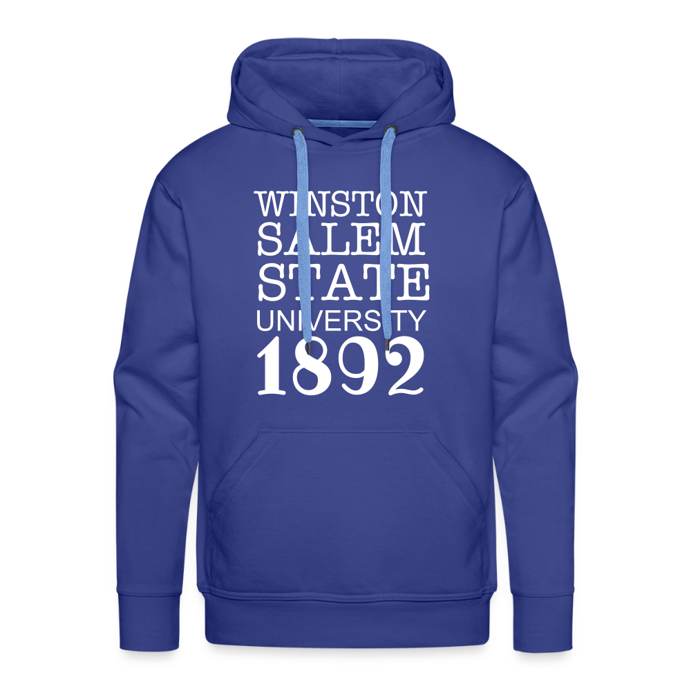 WSSU 1892 Ramily Premium Hoodie Printed in vinyl - royal blue
