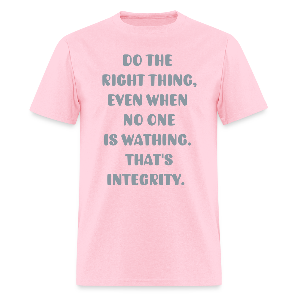 "Do the right thing." Men's T-Shirt | GILDAN 5000 - pink