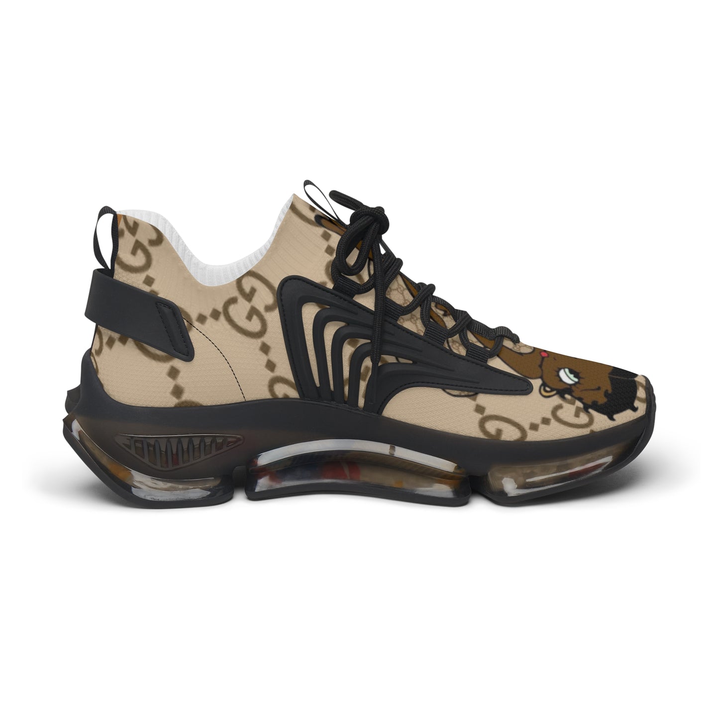 Black Betty Boop Women Air Mesh Sneakers