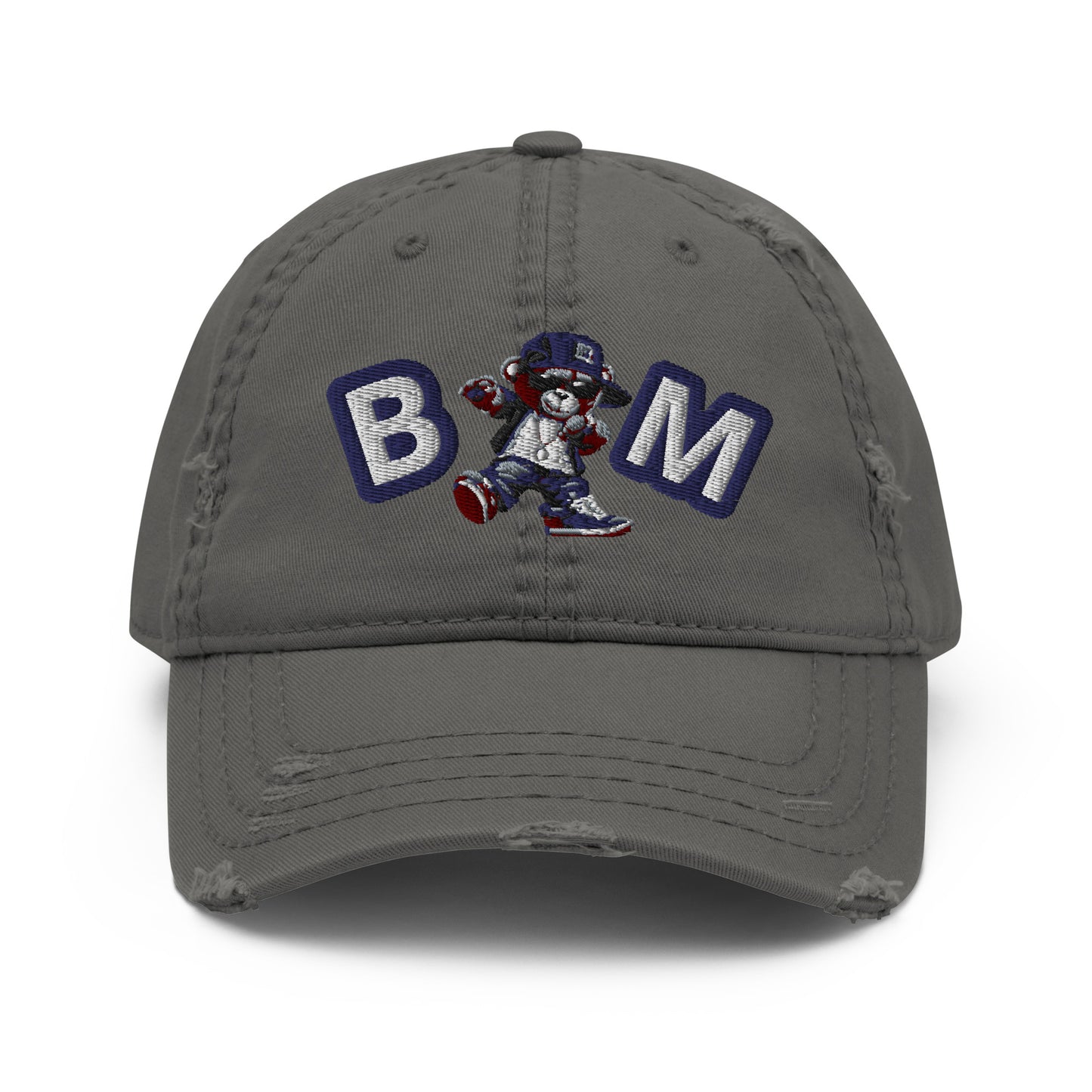 Bear Minimal Distressed Dad Hat
