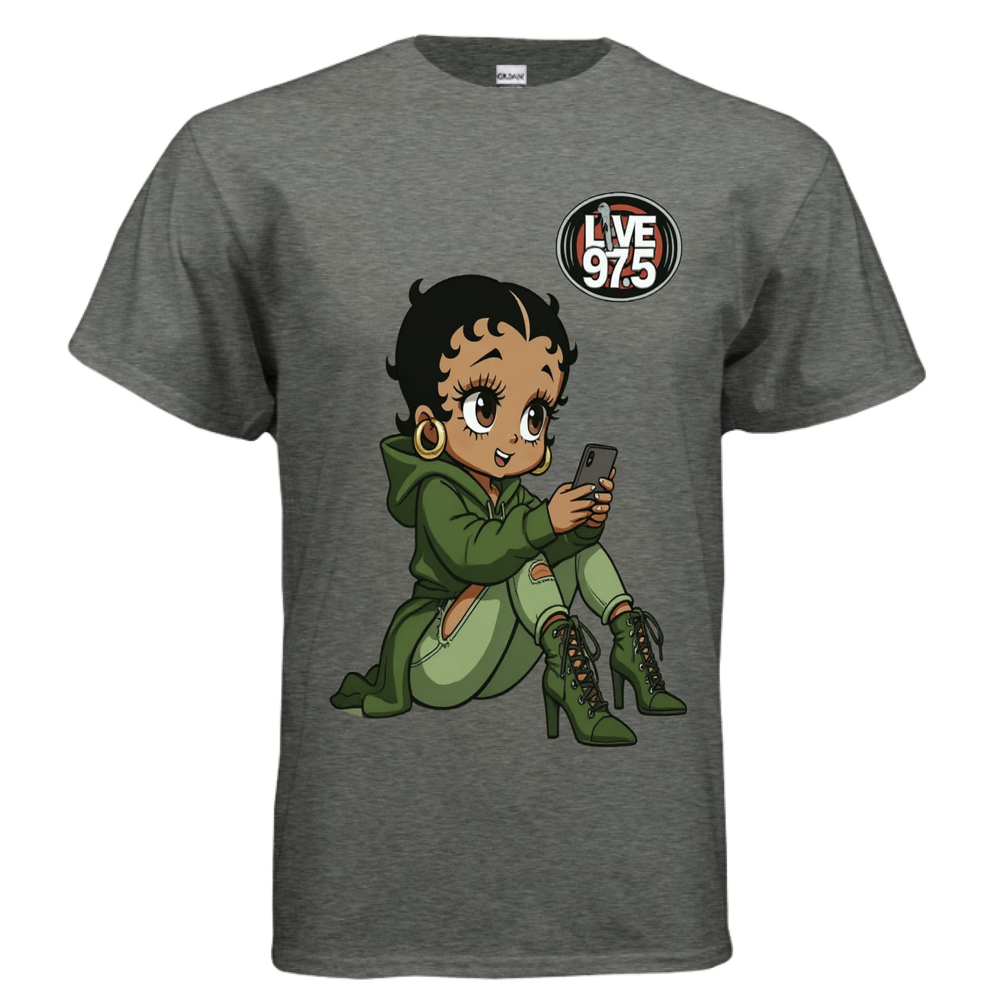 HEATHER MILITARY GREEN - FRONT