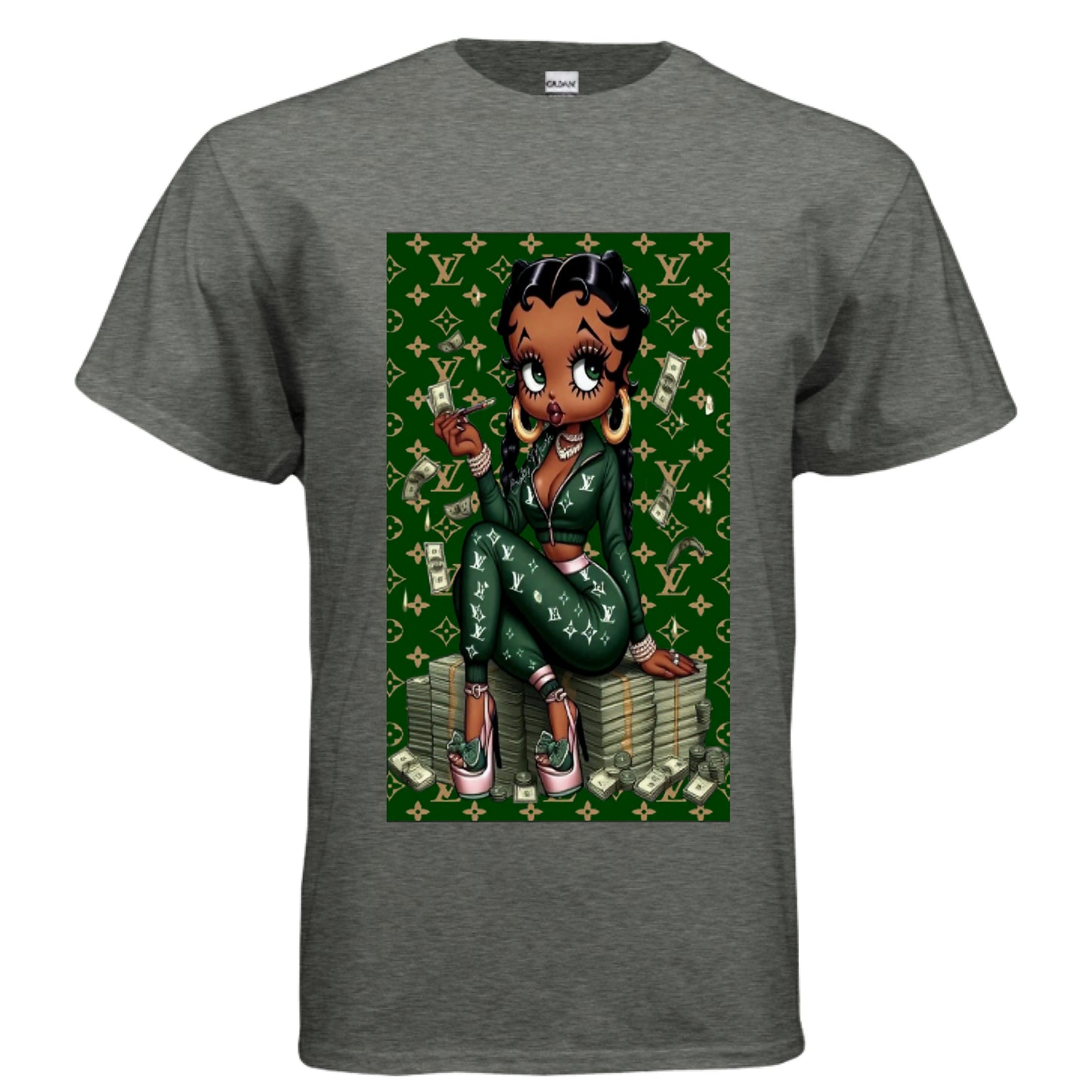 HEATHER MILITARY GREEN - FRONT