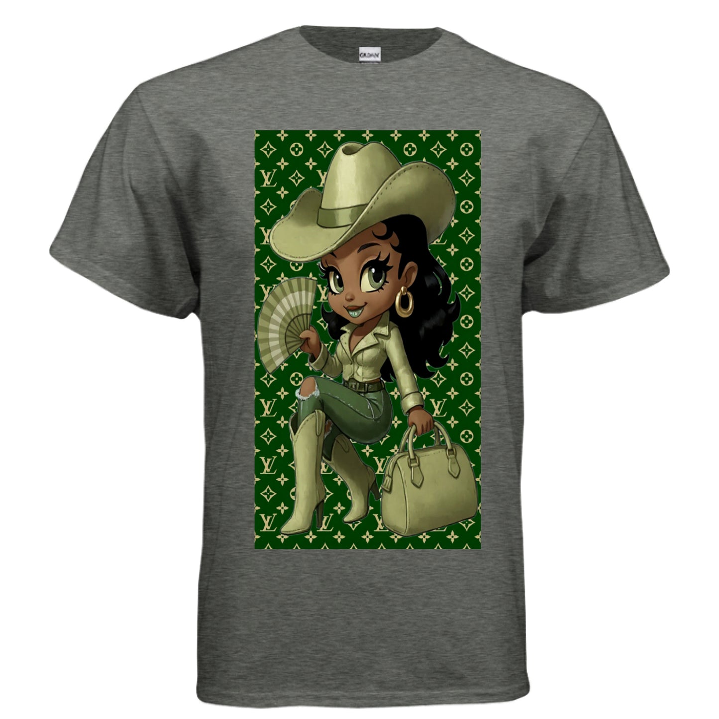 HEATHER MILITARY GREEN - FRONT