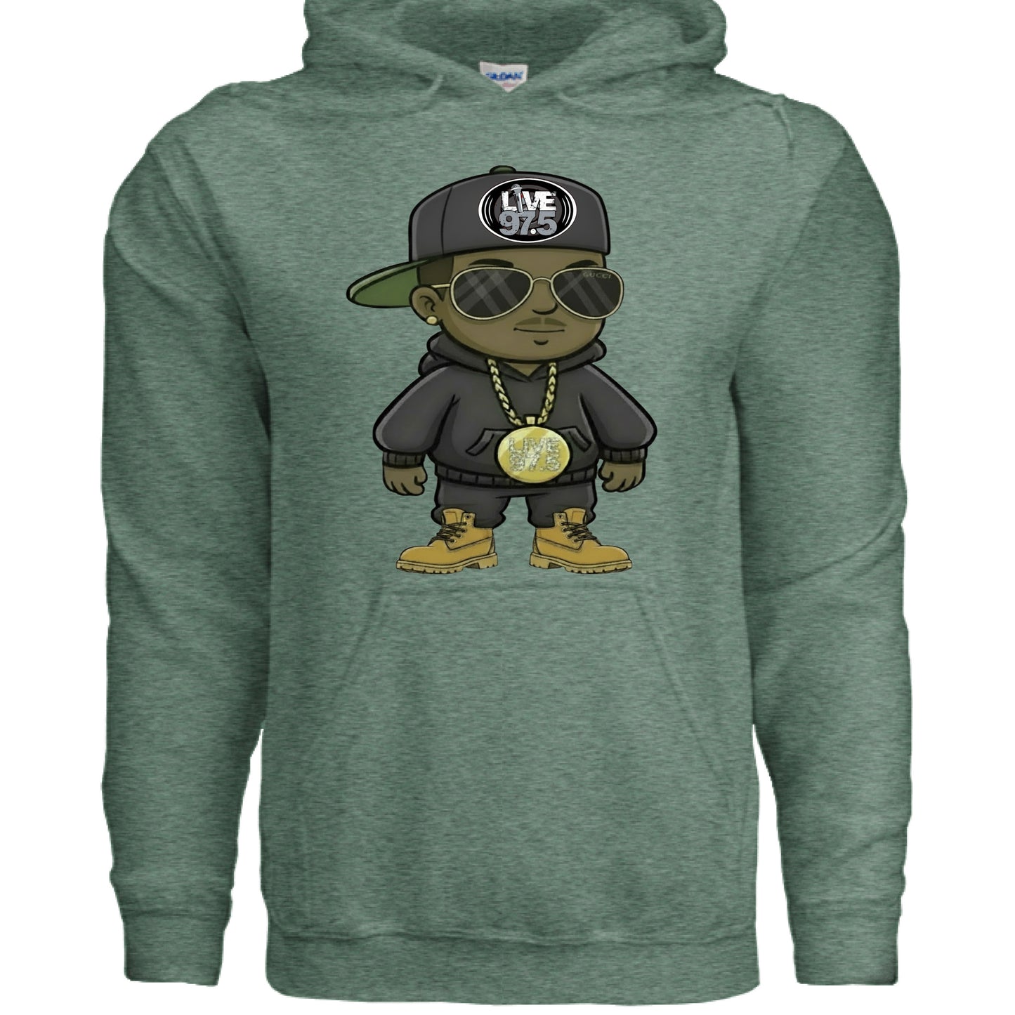Heather Sport Dark Green - FRONT