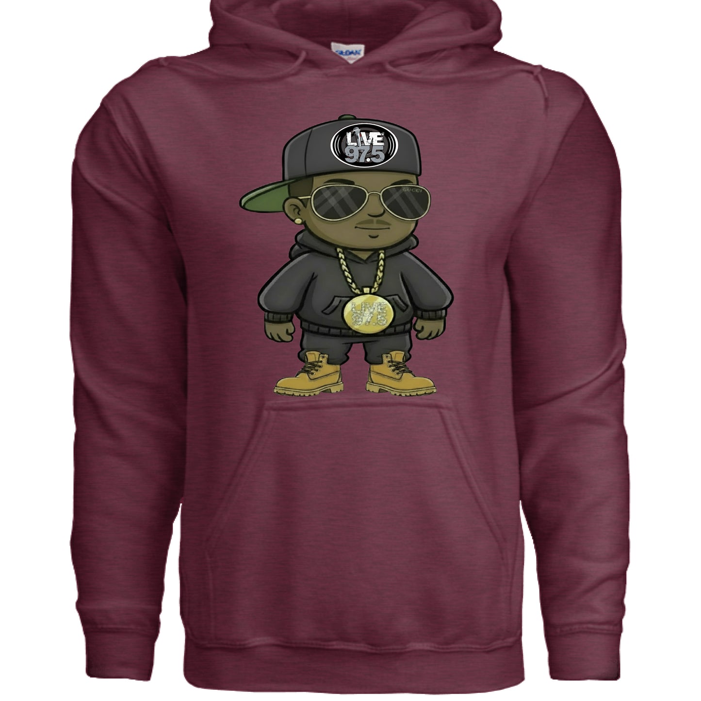 Heather Sport Dark Maroon - FRONT