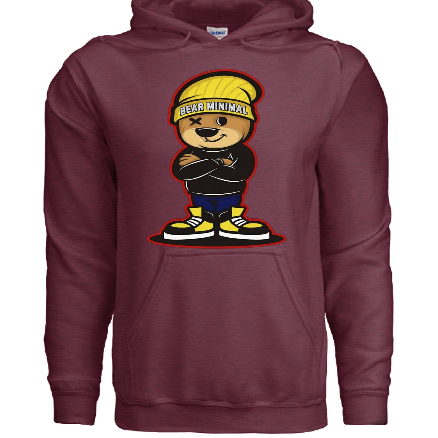 Heather Sport Dark Maroon - FRONT