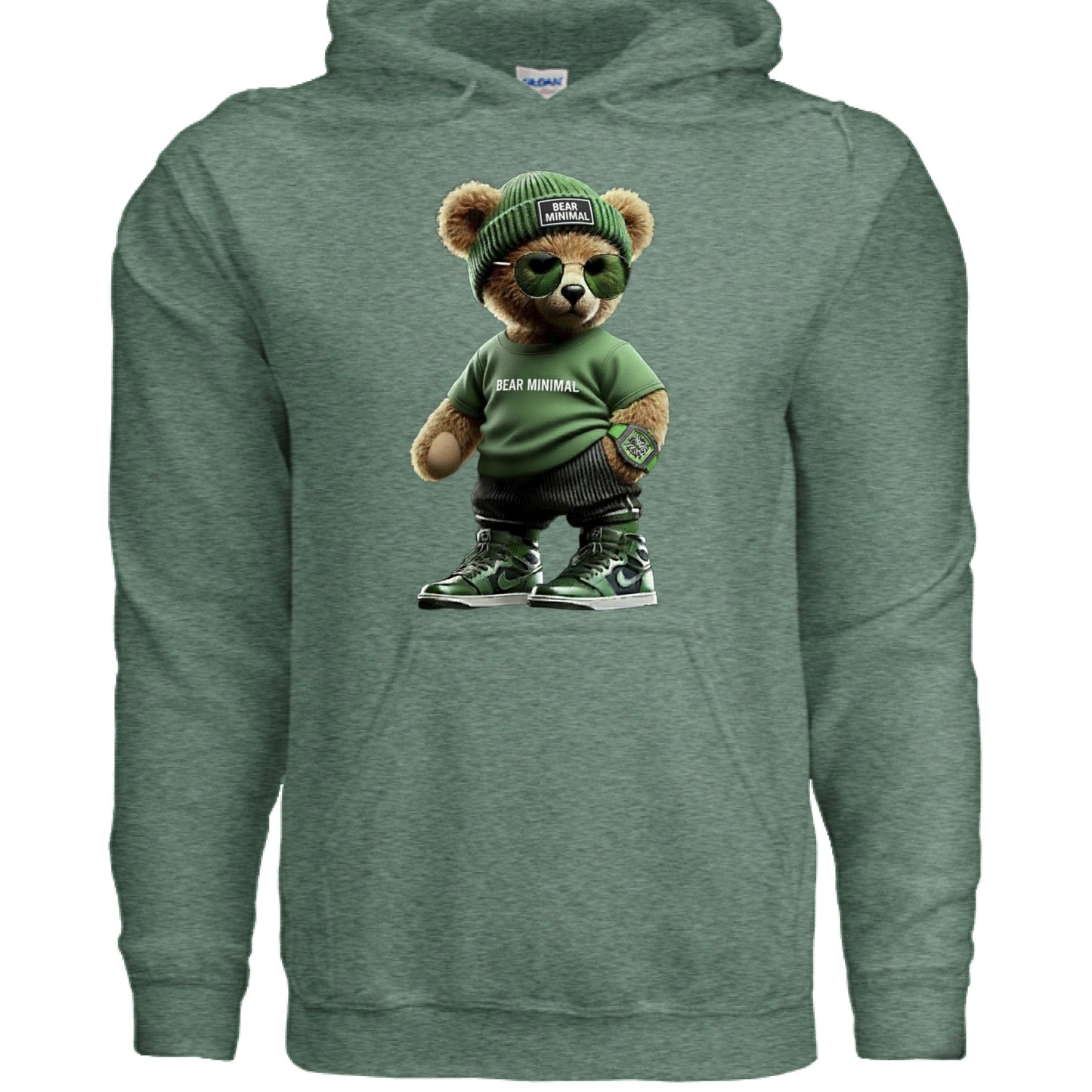 Heather Sport Dark Green - FRONT