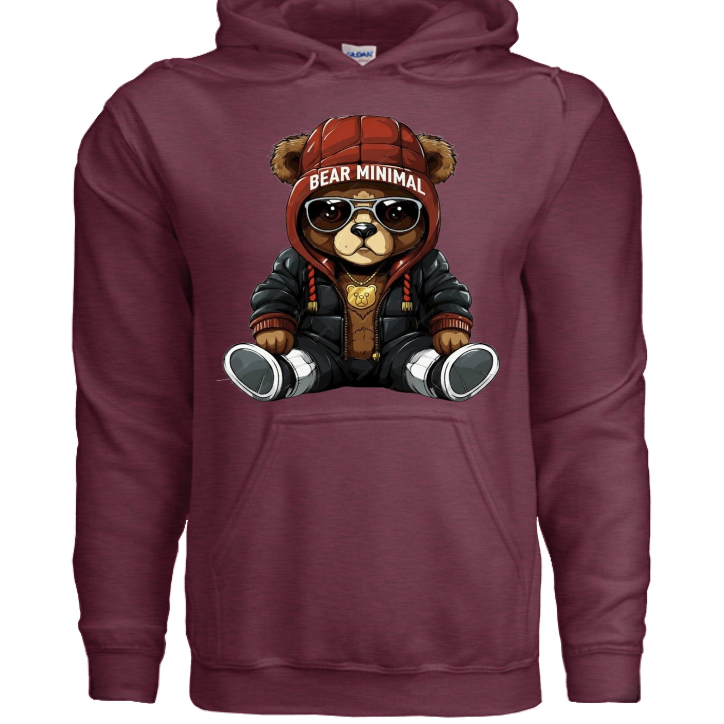 Heather Sport Dark Maroon - FRONT
