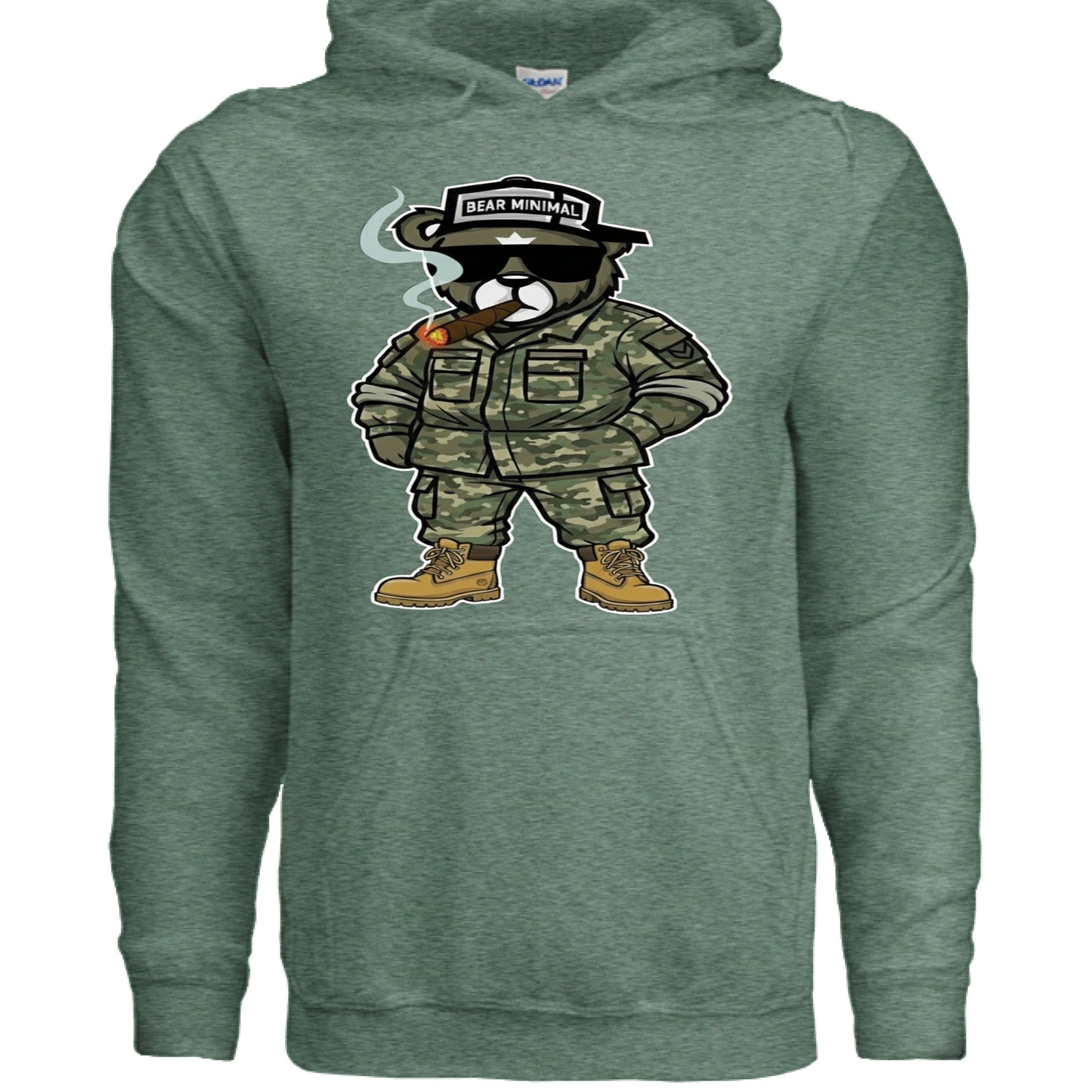 Heather Sport Dark Green - FRONT