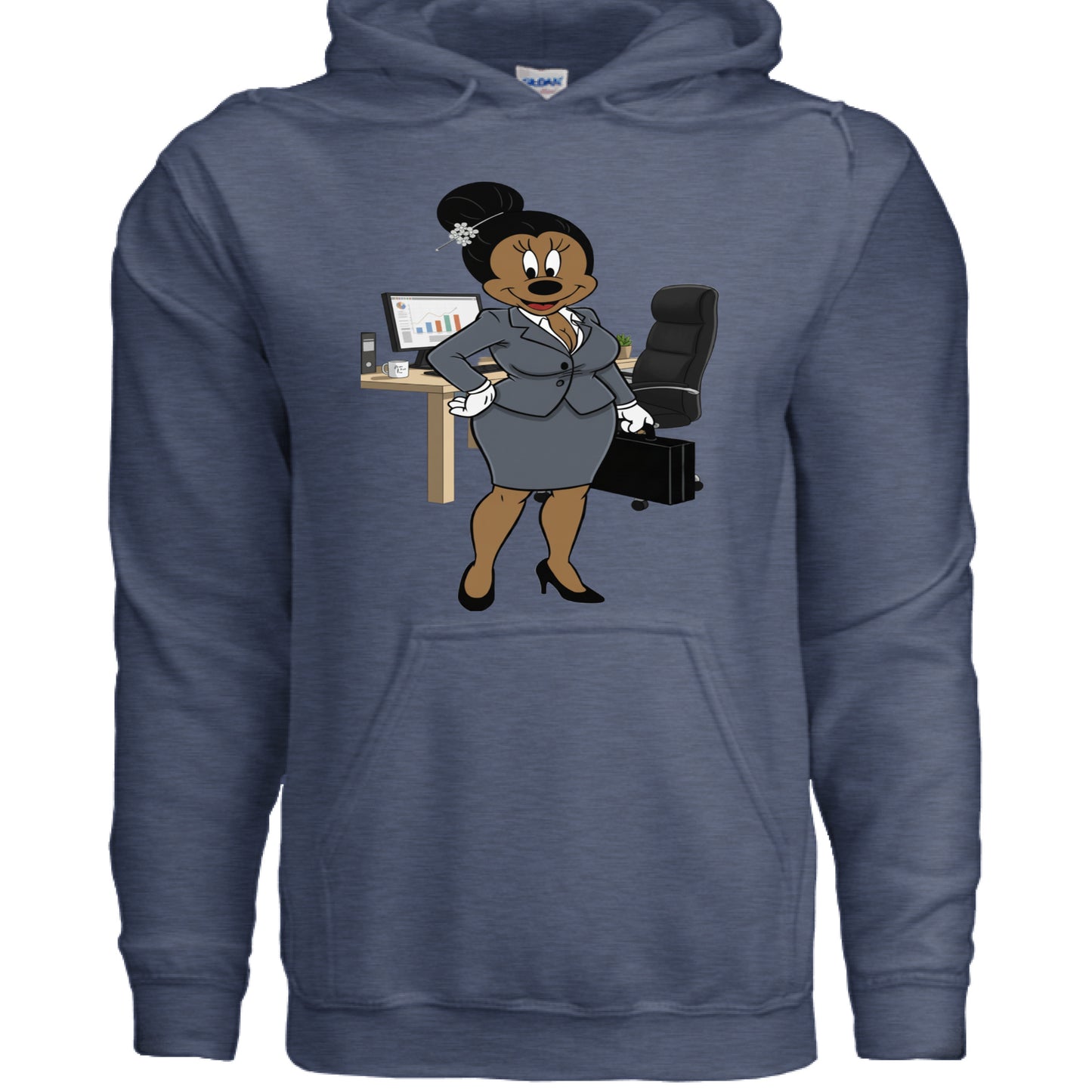 Heather Sport Dark Navy - FRONT
