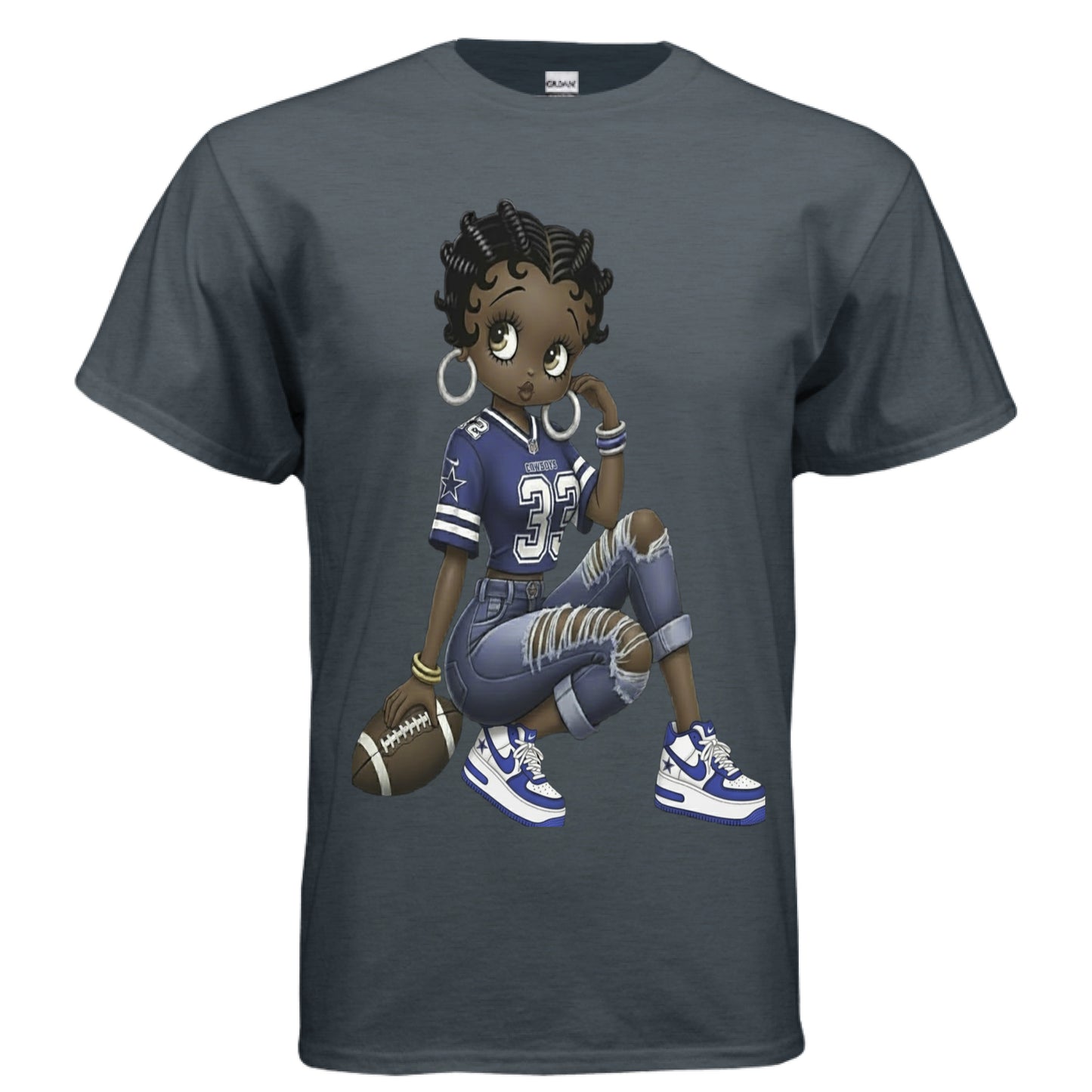 Heather Navy - FRONT