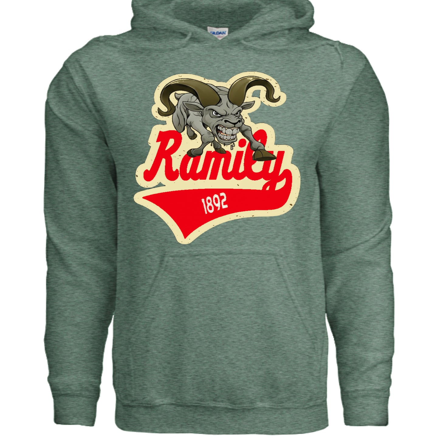 Heather Sport Dark Green - FRONT