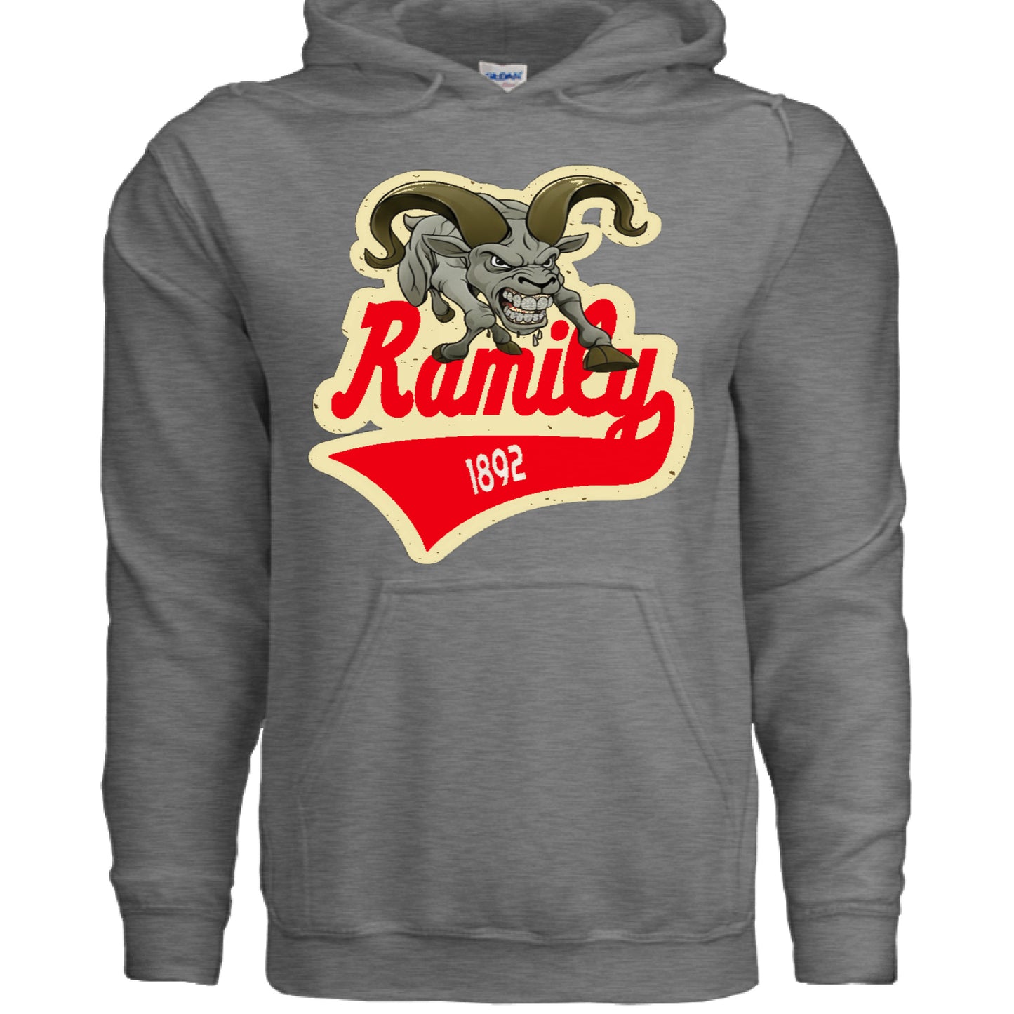 GRAPHITE HEATHER - FRONT
