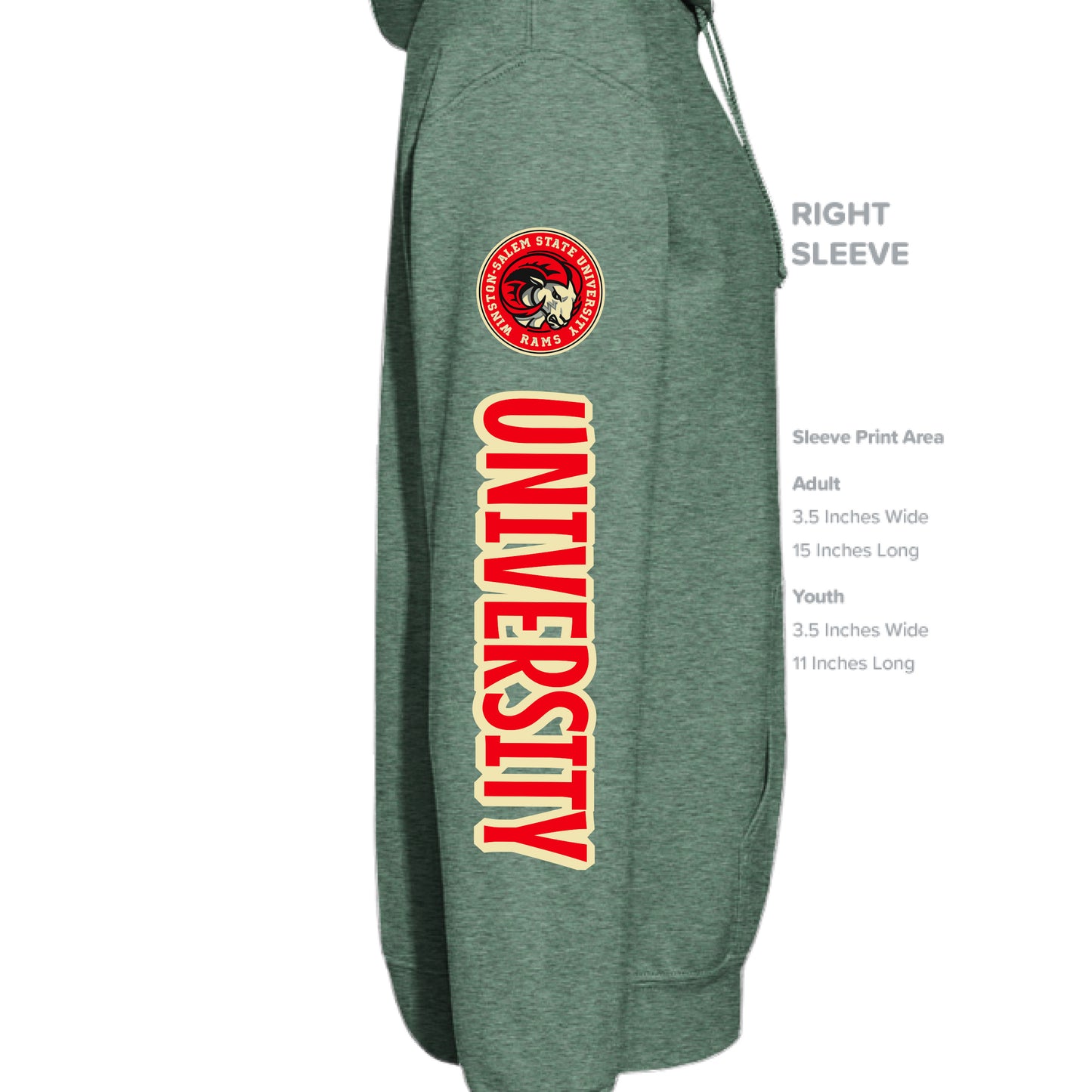 Heather Sport Dark Green - SLEEVE_RIGHT