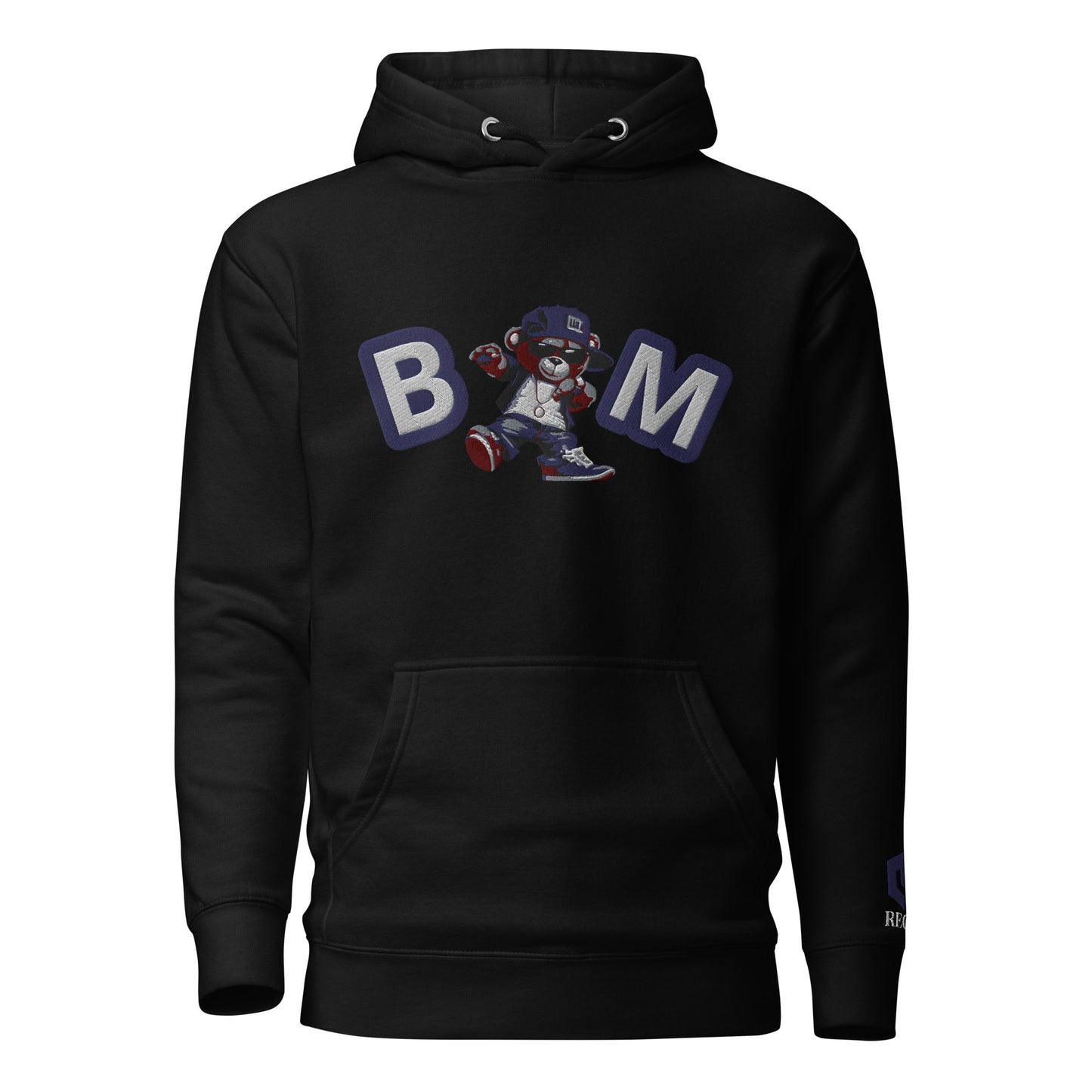 Bear Minimal Female Embroidered Hoodie
