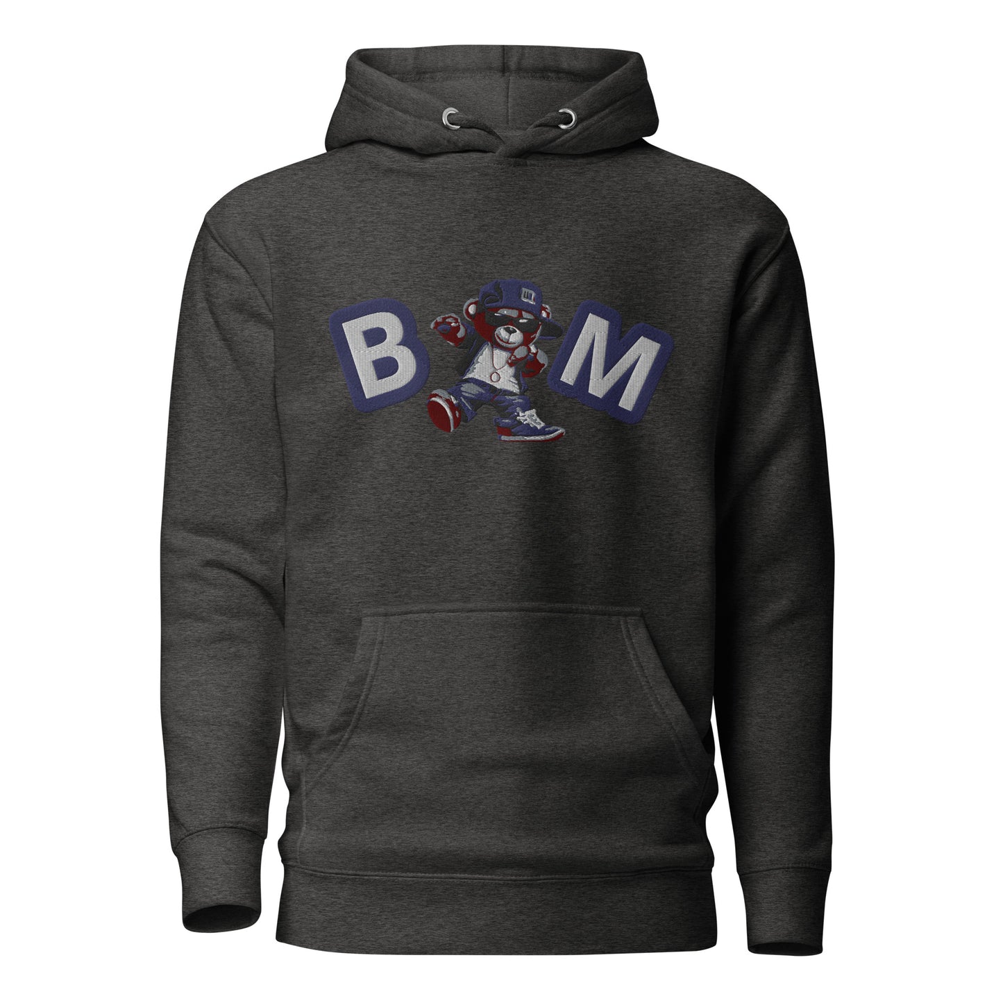Bear Minimal Embroidered Hoodie