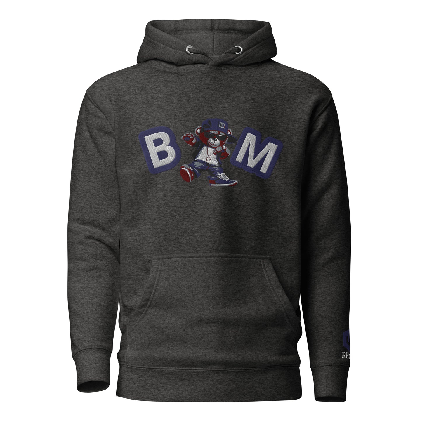 Bear Minimal Female Embroidered Hoodie
