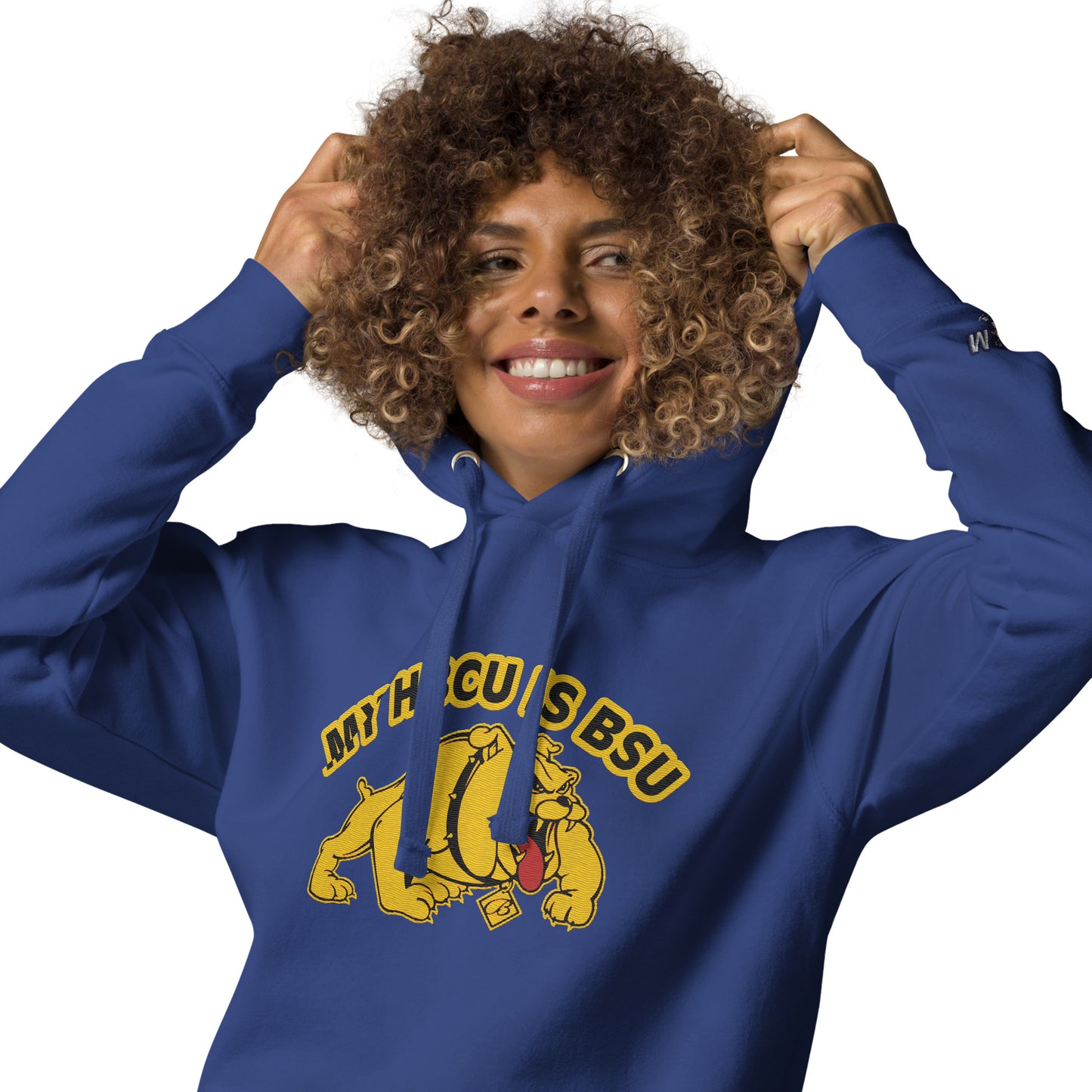 HBCU-BSU Embroidery Hoodie by Bear Minimal