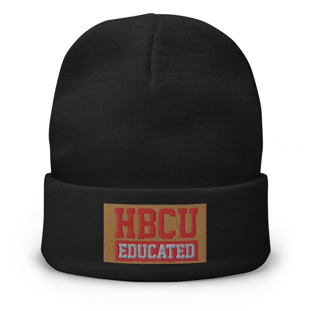 HBCU Educated Embroidered Beanie