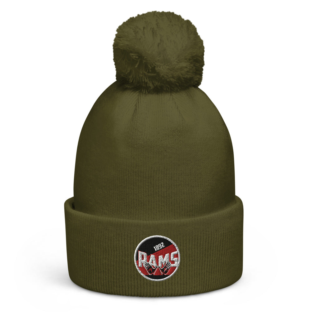 RAMS Pom Pom Beanie