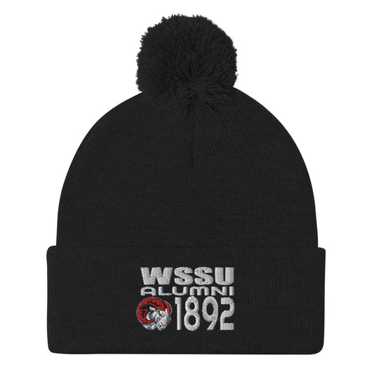 WSSU ALUMNI Pom-Pom Beanie