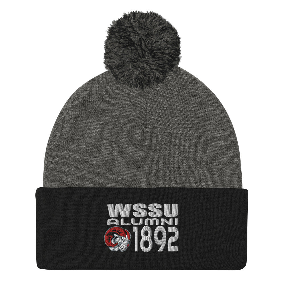 WSSU ALUMNI Pom-Pom Beanie