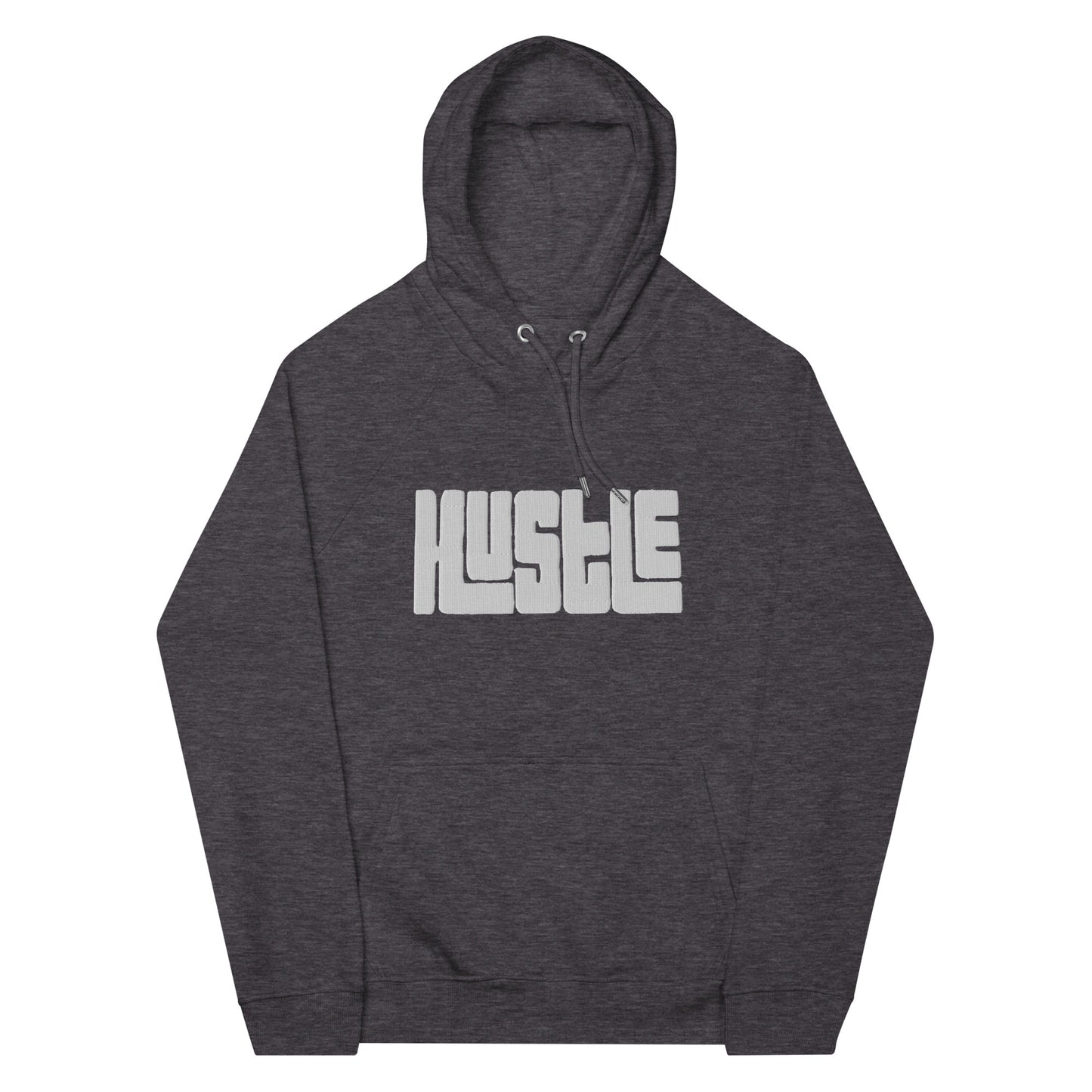 Hustle Unisex eco raglan hoodie