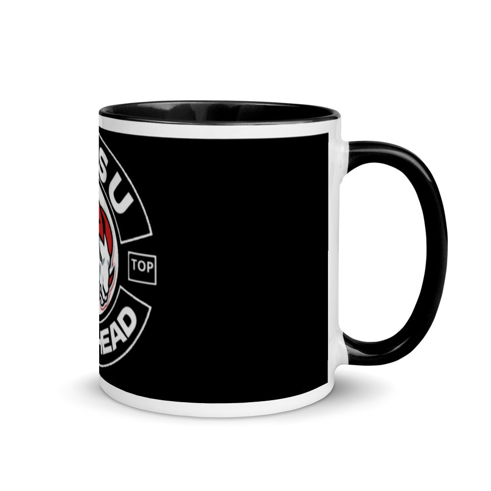 Top Ram Head Mug with Color Inside