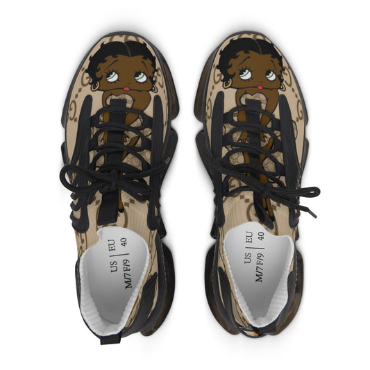 Black Betty Boop Women Air Mesh Sneakers