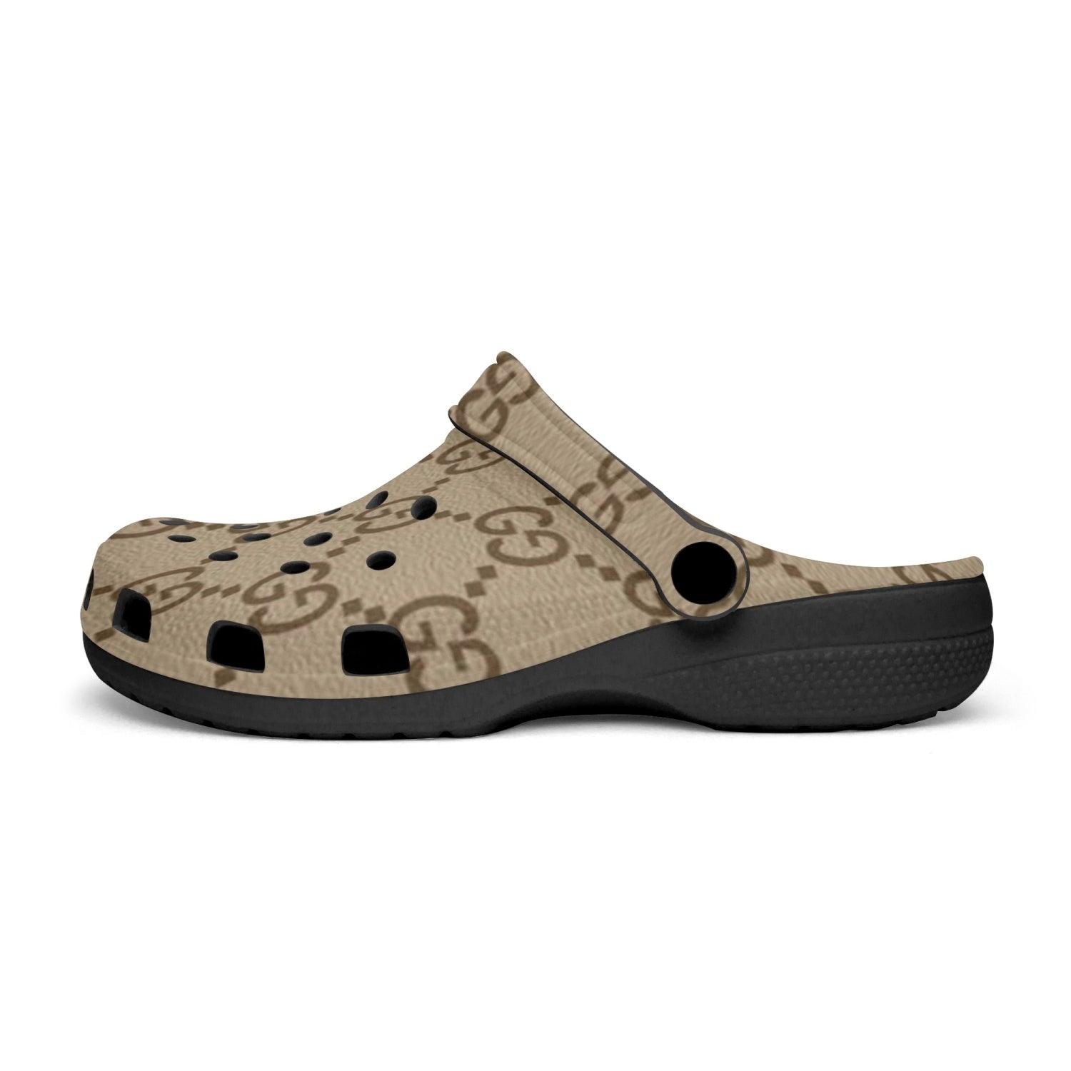 G-Fashion Black-base Clogs Men and Women Sizes