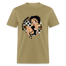 Load image into Gallery viewer, Betty Boop Checkered Classic T-Shirt - khaki