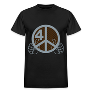 4 My Peace Gildan Ultra Cotton Adult T-Shirt - black