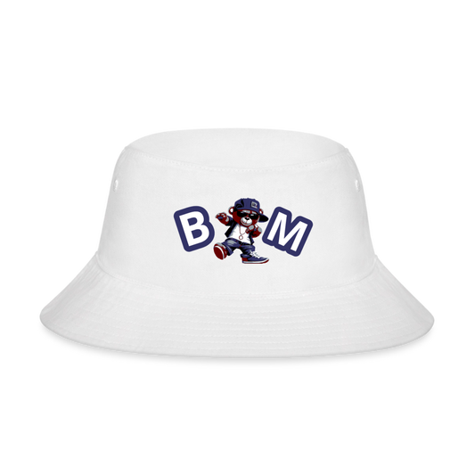 BM Bucket Hat - white