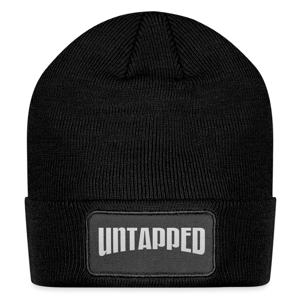 Untapped Ent. Patch Beanie - black