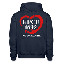 Load image into Gallery viewer, HBCU 1892 WSSU Alumni Premium Hoodie - navy