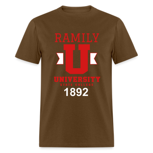 Ramily Univ Classic T-Shirt - brown