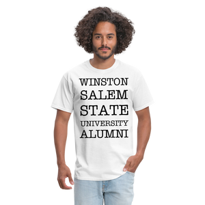 WSSU Alumni Classic T-Shirt (Black Lettering) - white