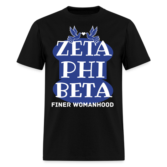 Finer Womanhood Flex Print (smooth) Classic T-Shirt Printed in vinyl - black