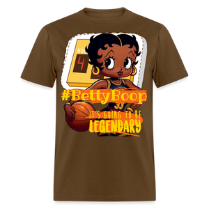 Betty Boop Basketball Classic Legendary T-Shirt - brown