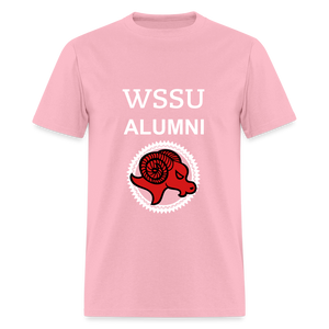 WSSU ALUMNI  Ram Head Classic T-Shirt - pink