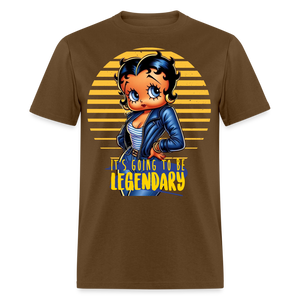 Betty Boop The Legend Classic T-Shirt - brown